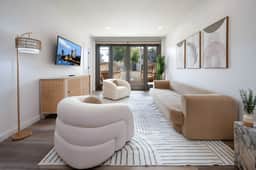 Luxe 2BR Apartment with Balcony & Free parking
