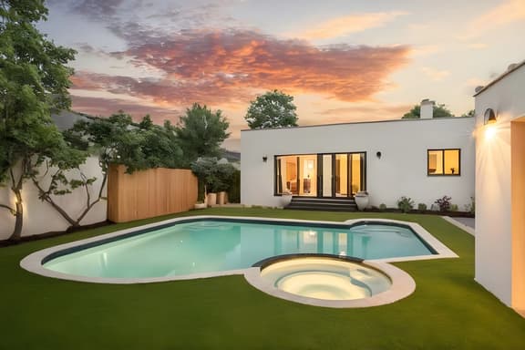Luxurious 5 Bedroom Home in Hancock Park with Pool